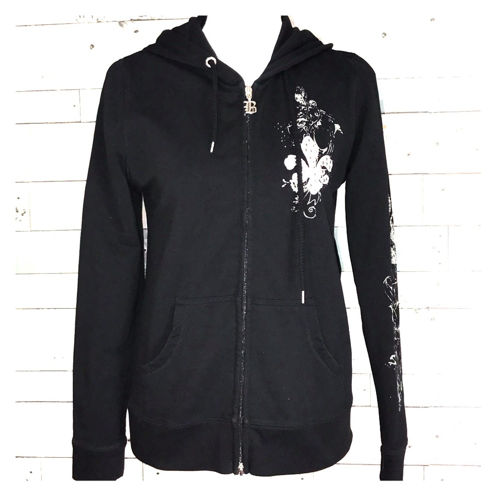 BCBG Max Azria embellished hoodie M #351